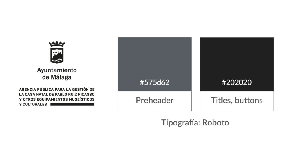 Imagen corporativa Agencia Museos para newsletters
