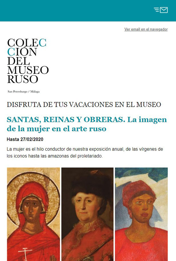 Newsletter Museo Ruso